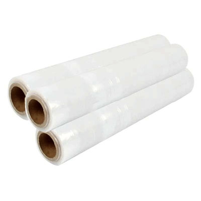 PVDC PVC PE التعبئة البلاستيكية لف لف لفاف شفاف PE حماية الأغذية فيلم التشبث مع القطع المنزلق