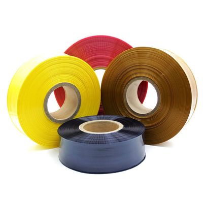 لفة مسطحة PVDC البلاستيكية القمامة غطاء فيلم عرض 140mm 180mm